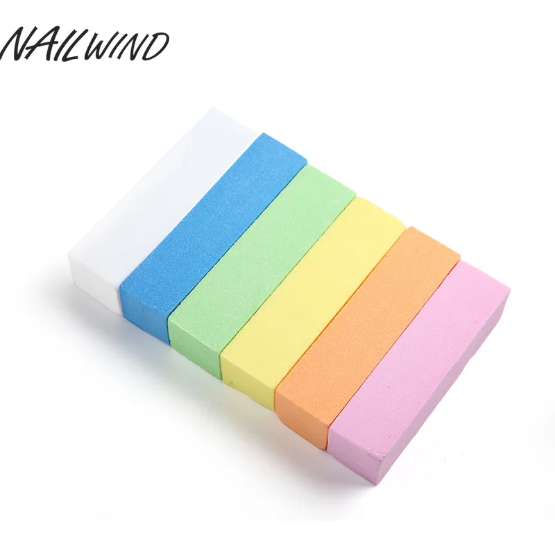 NAILWIND1PC шлифовальная губка пилка для ногтей буферный блок УФ гель DIY Дизайн
