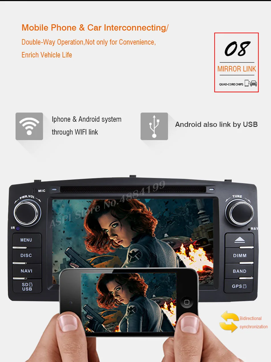 DSP чип ips экран Android 10 автомобильный DVD мультимедийный плеер для Toyota Corolla E120 BYD F3 с wifi BT стерео радио gps