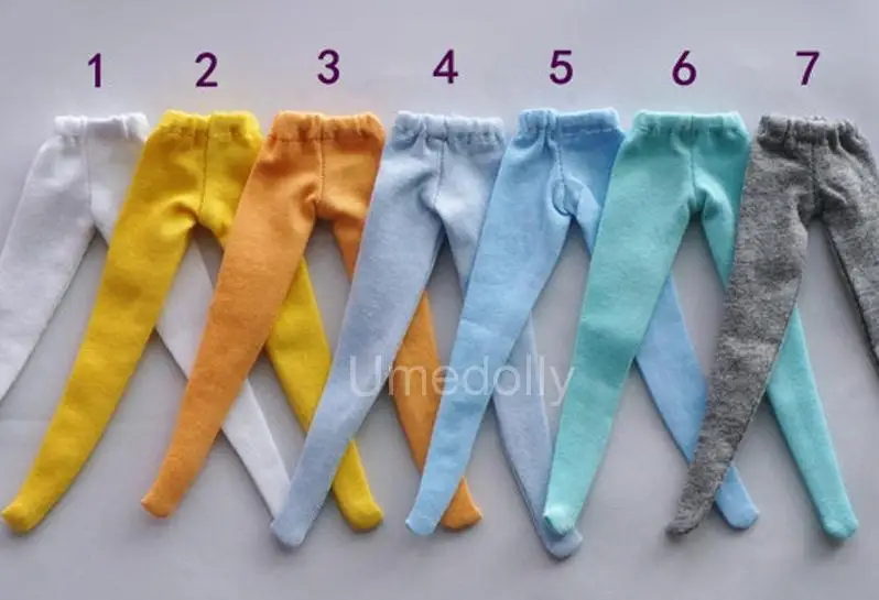 color 3 1 шт., 1/6 Одежда для кукол, хлопковые колготки для кукол Blyth, Pullip, Licca, Azone 1/6, аксессуары для кукольной одежды - Цвет: color 3