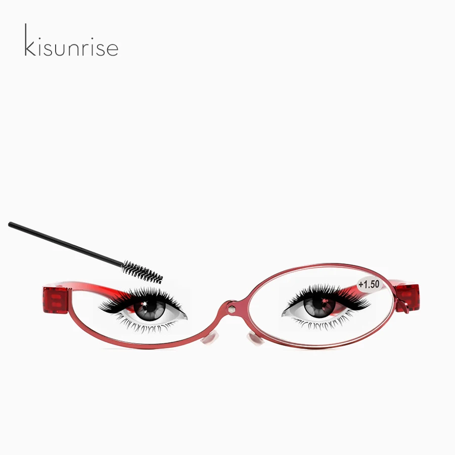 Женские очки для чтения Kisunrise вращающиеся макияжа + 1 50 2 00 3 4 KS020|Женские чтения| |