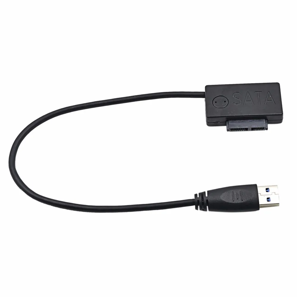 CHIPAL SATA к USB адаптеру 3 0 13Pin кабель с светодиодный индикатором для ноутбука ODD Optical Bay