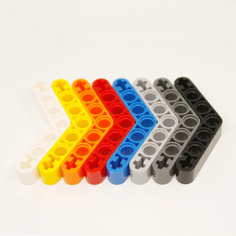 20 шт./лот Technic Beam 1x7 изогнутые (4 - 4) Толстые кирпичи MOC части просветляющий блок