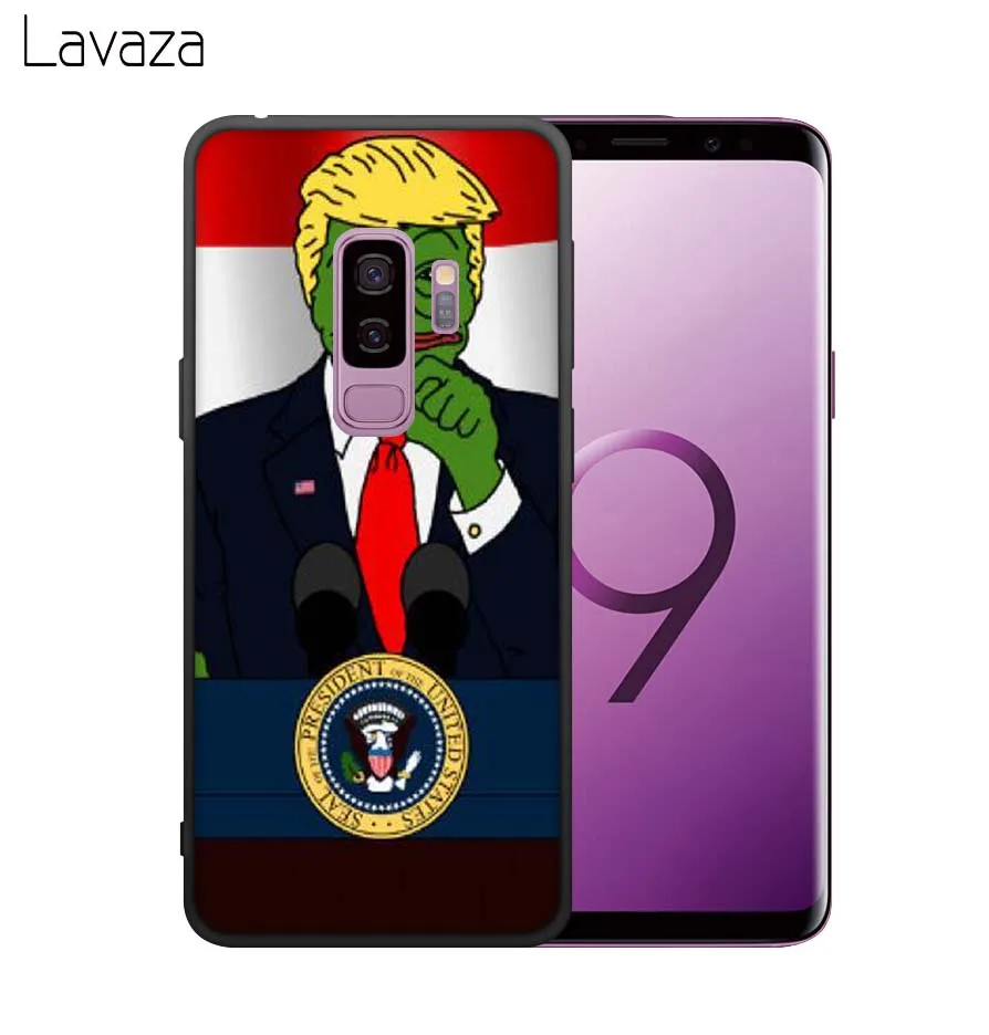 Lavaza Meme Smug Frog Pepe Soft Case for Galaxy A3 A5 2016 2017 A6 plus A7 A8 A9 J6 2018 A10 30 40 50 70 |