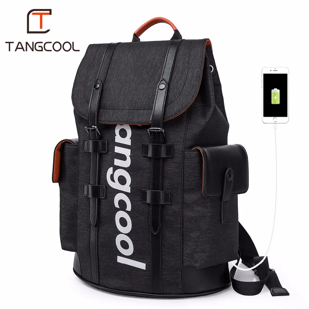 Tangcool фирменные корейские Дизайнерские мужские модные рюкзаки женские