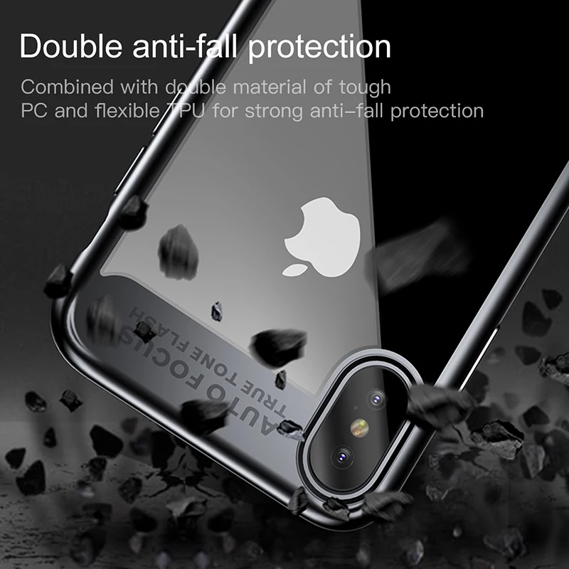 Floveme ультра тонкий антибликовое высокое качество телефон чехол для iPhone X 6 6s 7 8 Plus