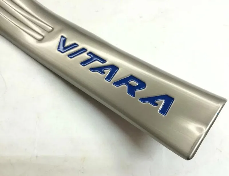 Автомобильный Стайлинг для Suzuki Vitara внутри порога Накладка Добро пожаловать педаль нержавеющая сталь аксессуары