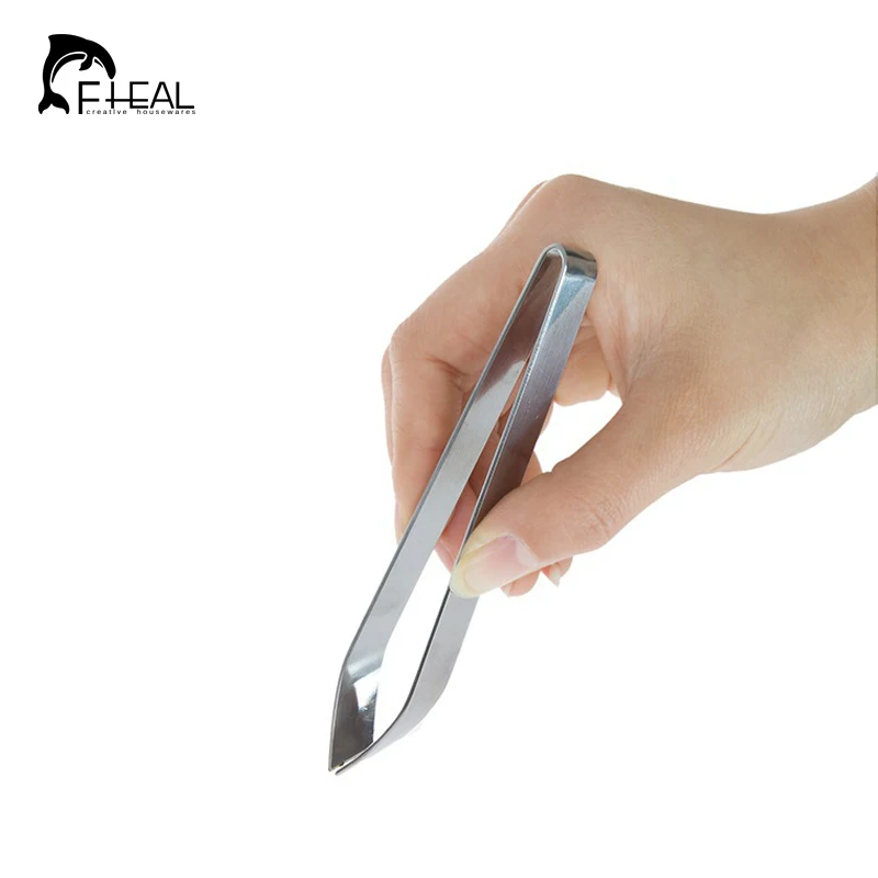 FHEAL 1 шт. щипцы для удаления рыбных костей из нержавеющей стали клещи с зажимом