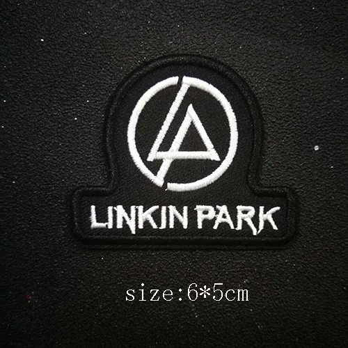 LINKIN Park Железный патч для поддержки куртки, панк мотоцикл вышивка Скелет Байкерский значок патч аксессуары для одежды - Цвет: style2 1pcs