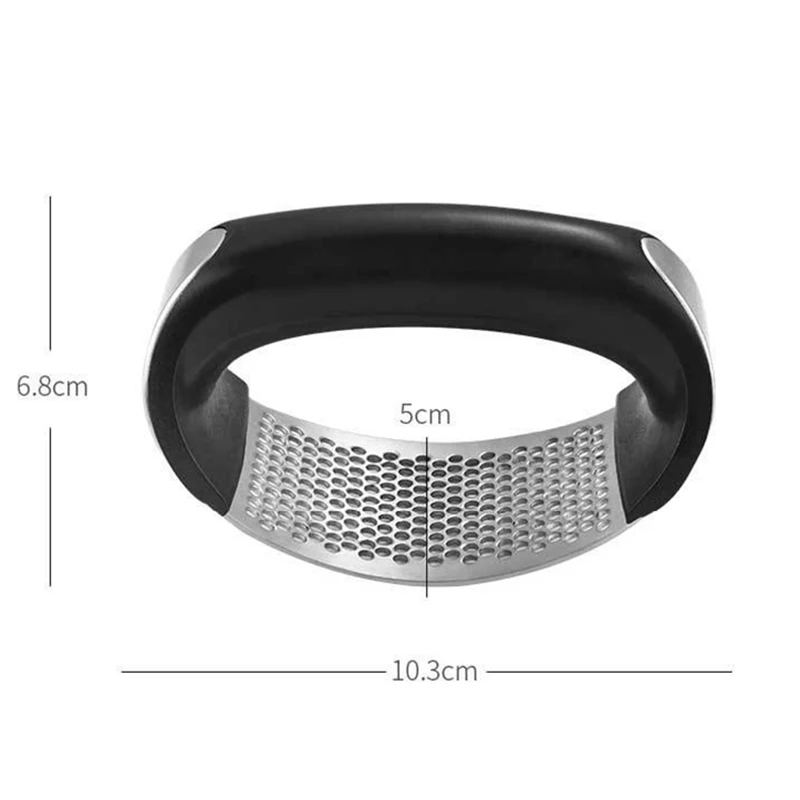 QuickDone Нержавеющая сталь чеснок прессы ручной растирания чеснока Мясорубка