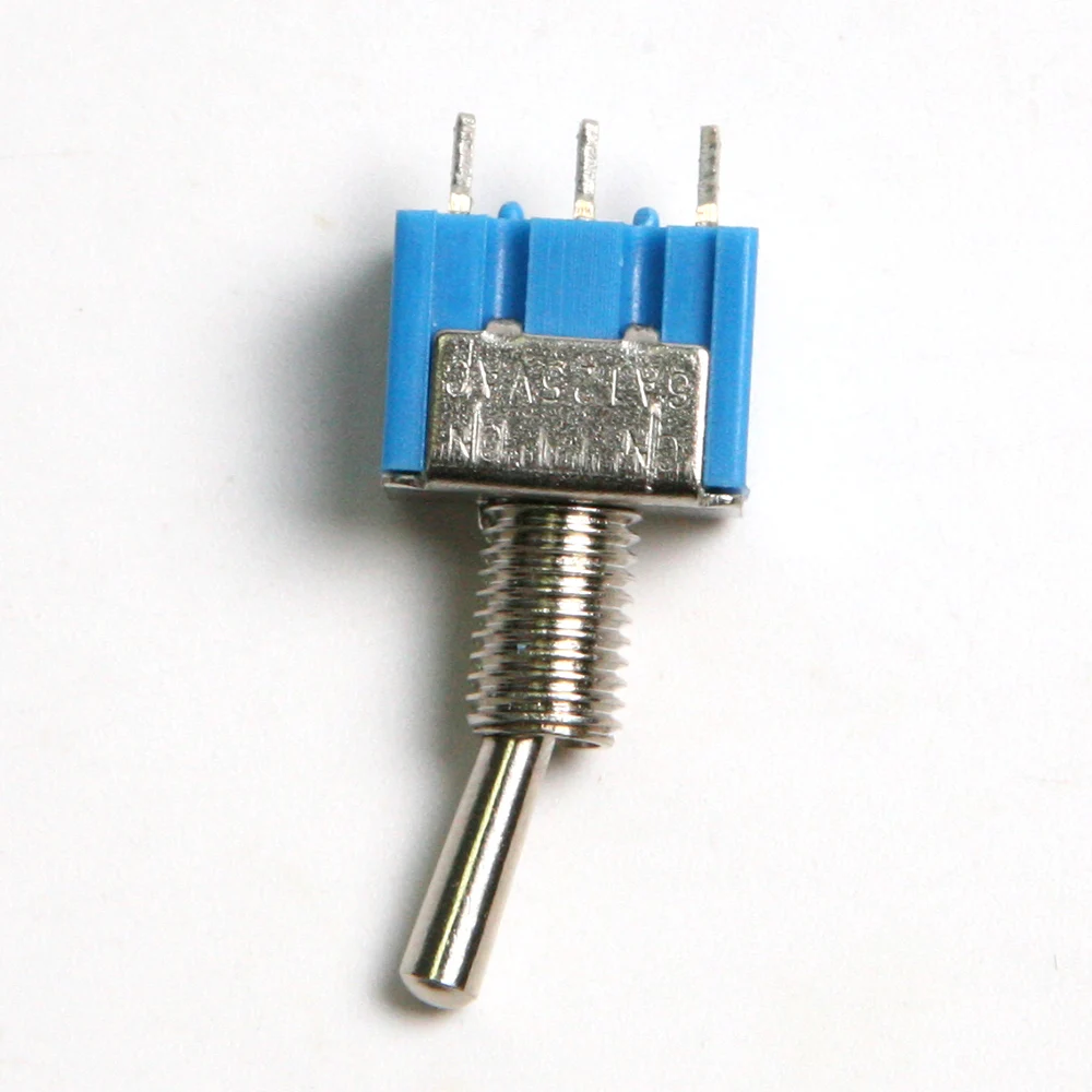 10 шт. 3PIN MTS 102 переключатель изолятор цвет СИНИЙ 125 в 6A AC стабильный надежный длина