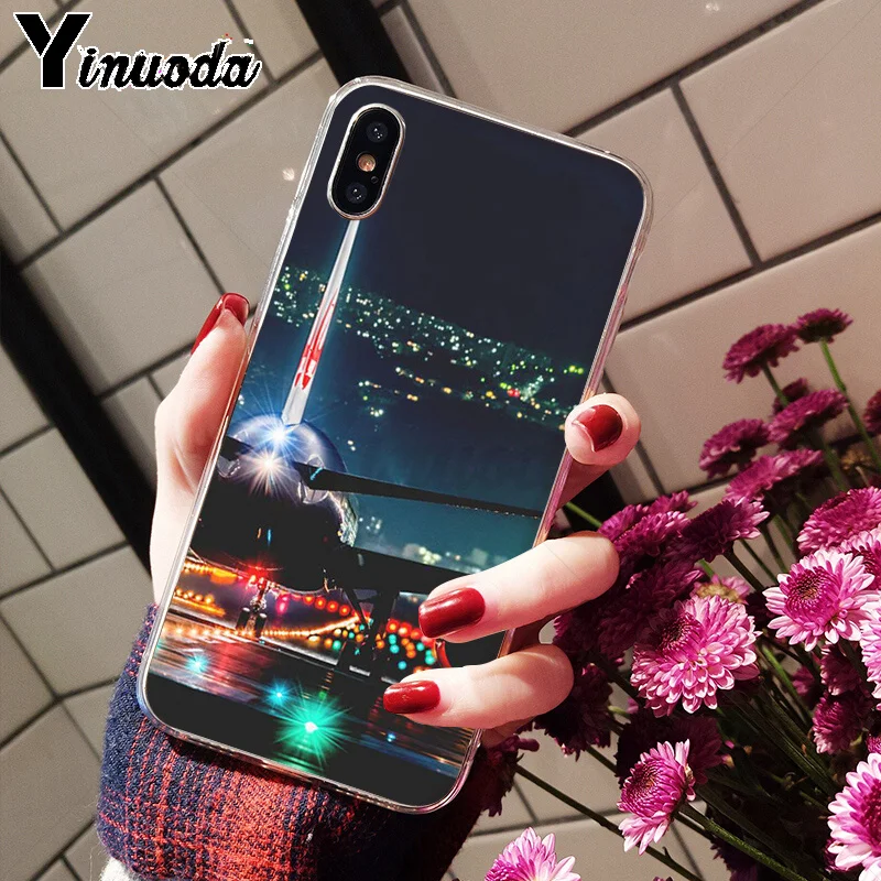 Yinuoda Airplane At The Sunrise Airplane мягкий чехол из ТПУ для телефона iPhone 6S 6plus 7 7plus 8 8Plus X Xs MAX 5 5S XR