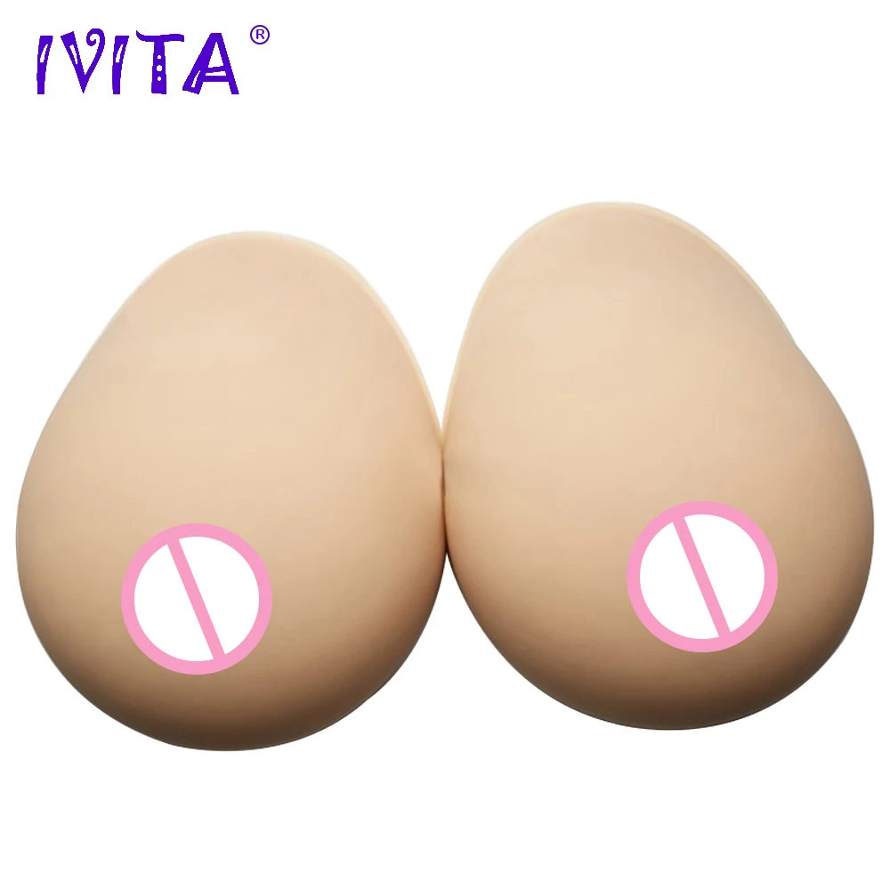 IVITA 2000 г силиконовая искусственная форма груди силиконовый увеличитель Драг