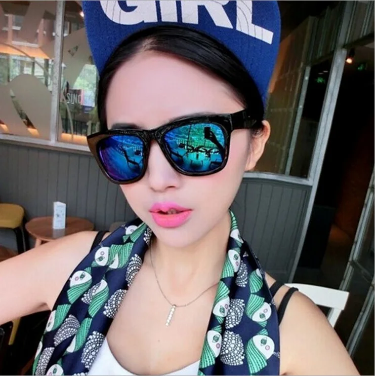 2019 New Arrival Rectangle Sunglasses coating Retro Men women Brand Designer Vintage mirrored glasses | Аксессуары для одежды