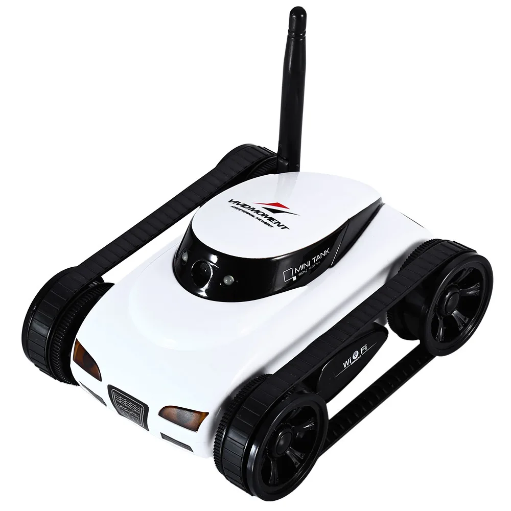 Новый Радиоуправляемый автомобиль с камерой wifi мини танк 0.3MP HD камера Пульт