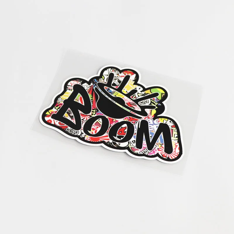 YJZT красивая наклейка на окно автомобиля JDM BOOM 14 см * 9 3 из ПВХ для мотоцикла