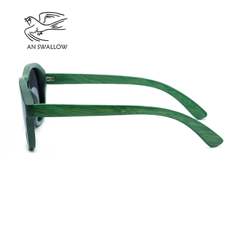 AN SWALLOW Real Wood Sunglasses Polarized Wooden Glasses UV400 Bamboo Brand Sun With Case | Аксессуары для одежды