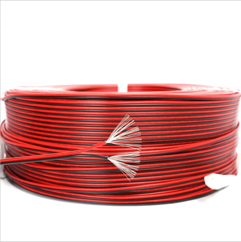 2 ядра 18/20/22/24/26AWG провод из луженой меди красной/черный UL2468 акустический кабель электрического провода аудио кабель усилитель разделитель