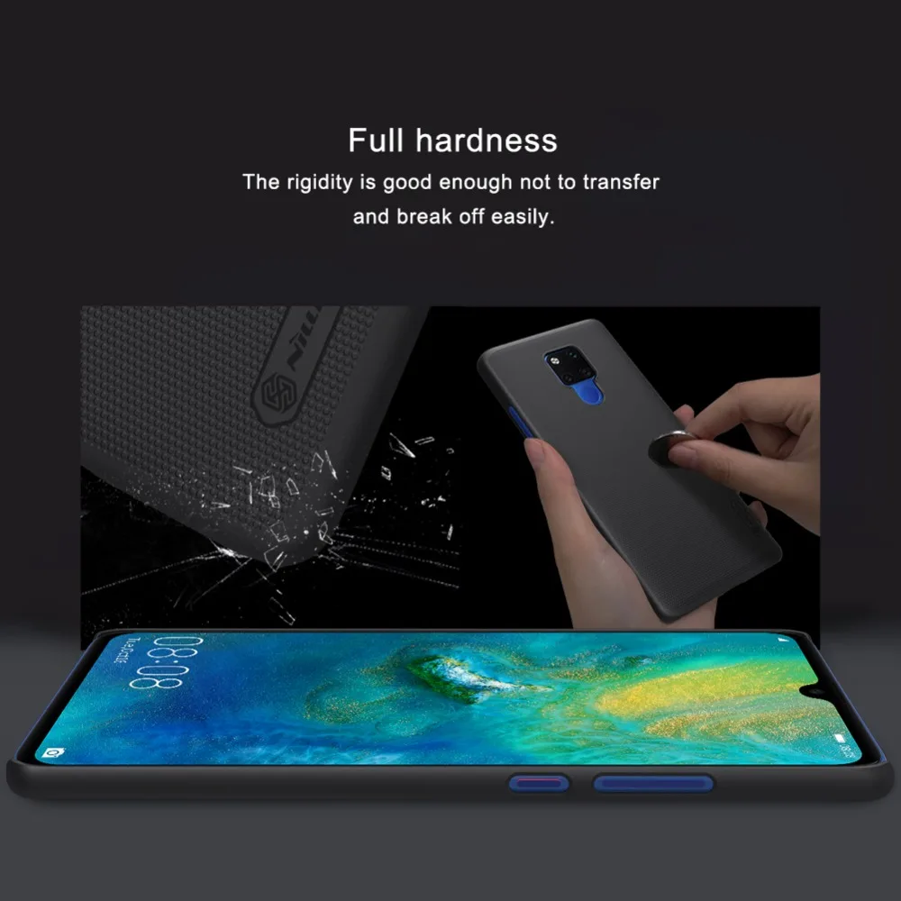 Чехол для huawei mate 20/mate 20X/mate 20 Pro Nillkin Super Frosted Shield Твердый чехол-накладка против скольжения