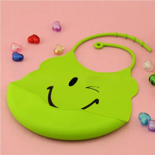 New Children Baby Eat Bib Bib Baby Silicone Rice Bowl Baby Waterproof Leak-Proof Feeding Children Mouth Pocket