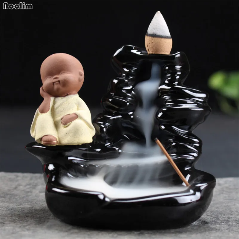 Поджигатель для благовоний Little Monk Backflow домашний Декор дома офиса керамический