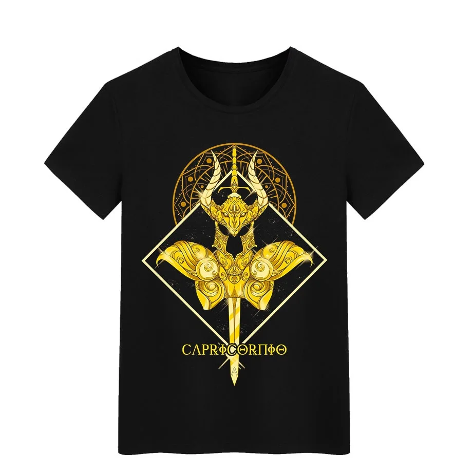 Unisex Anime Cos Saint Seiya Saori Kido Sion T-Shirt Tee Shirt Mu Aldebaran Cotton Casual | Мужская одежда