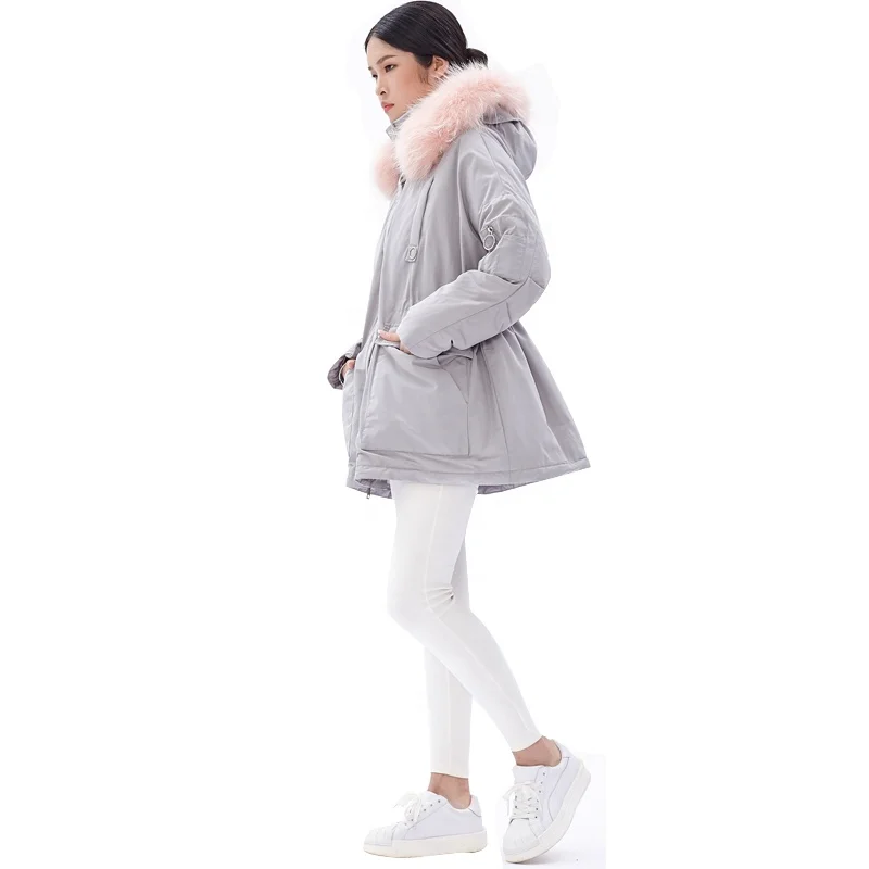 ODM Новый пуховик пальто женщин с капюшоном packable вниз куртка мода тепловой дизайн