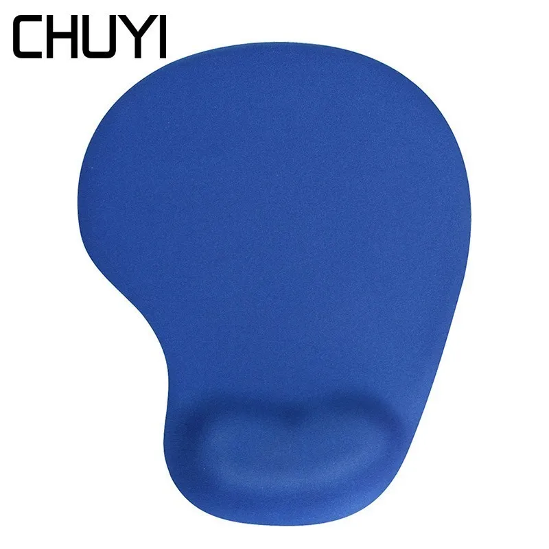 

Mouse Pad Ergonomic Fabric Mousepad Soft Memory Foam Rubber Wrist Rest Comfort Healing Mice Mat For Optical Mice