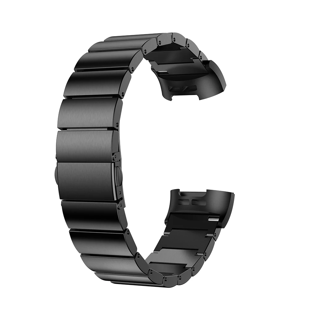 Металлический ремешок для часов Hero Iand для Fitbit Charge 3 Band Замена ремешка для часов бабочка закрытие Браслет для Fitbit Charge3