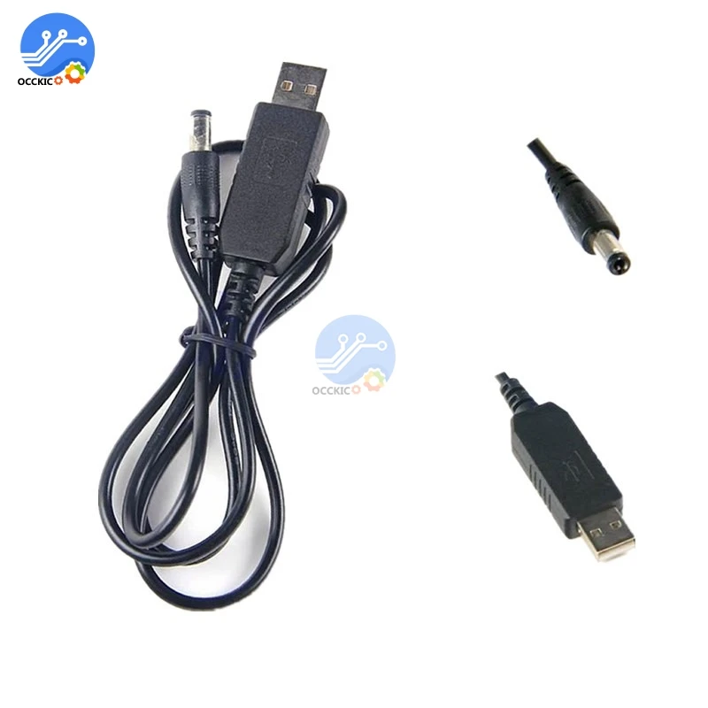 USB-кабель с повышением мощности 5 в постоянного тока 9 В Кабель-адаптер