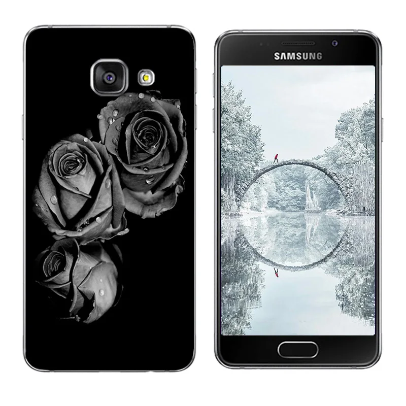 Чехол для Samsung A3 2016 мягкие силиконовые чехлы телефонов с принтом скейтборда Galaxy