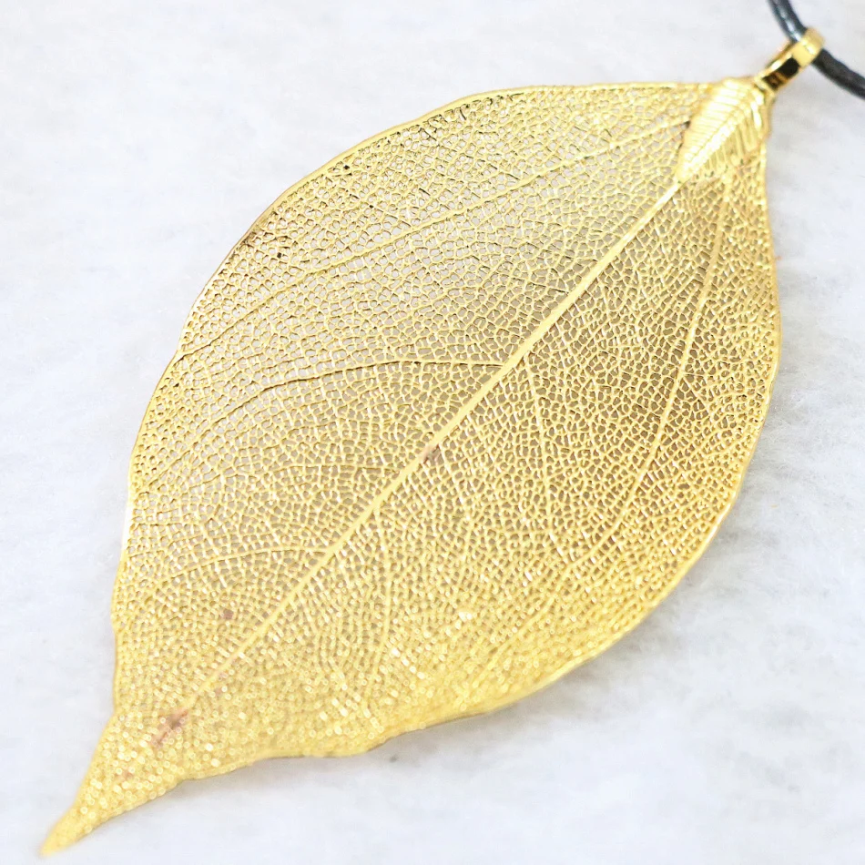 Best sale leaf pendant gold-color clothes long chain necklace hot fashion womoen high grade elegant jewelry B1075 | Украшения и