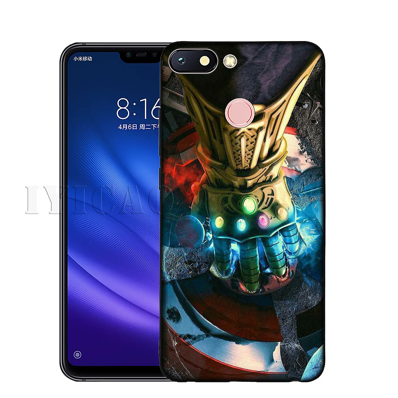 IYICAO Мягкий силиконовый чехол Мстители танос Марвел для Xiaomi Redmi K20 8A 7A 6A 5A S2 4X 4A GO Note 8