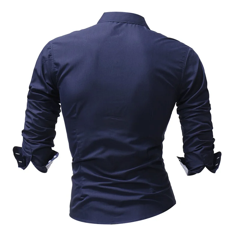 YUNCLOS новые мужские блузки деловые повседневные рубашки модная брендовая одежда