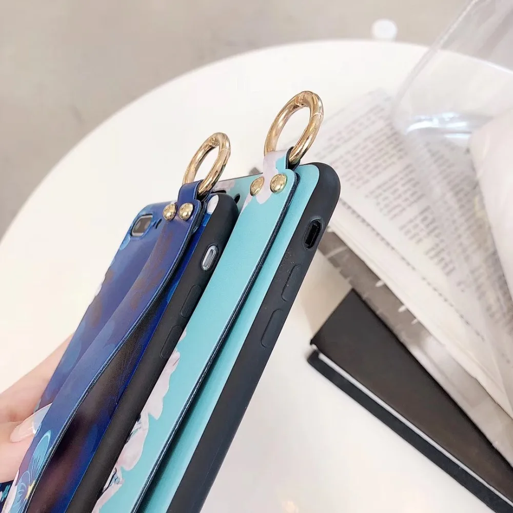 VIVIAUG Лидер продаж Мода цветок Смарт Чехлы для coque iphone х чехол 6s 7 8 плюс крышка