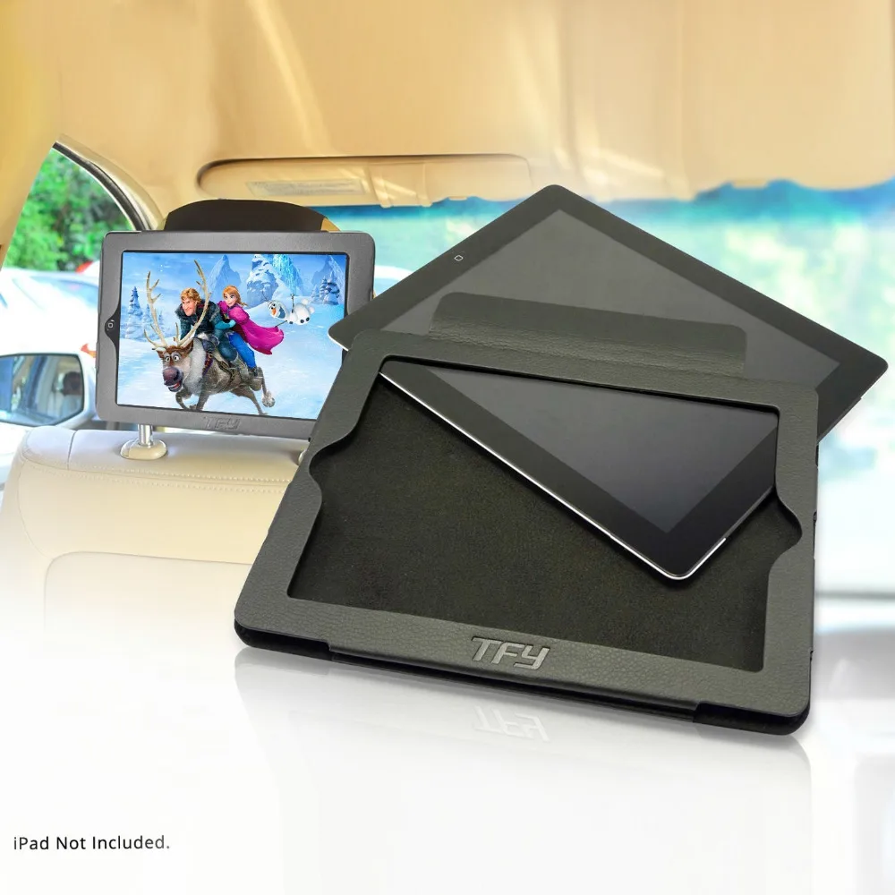 TFY Автомобильный подголовник держатель для iPad 4 / 3 2 черный|holder card|mount standmount |