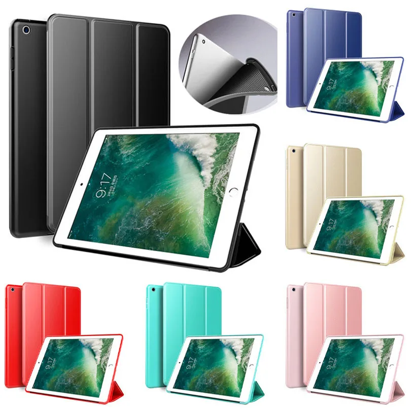 Светильник iPad 9 7 дюйма 2018 2017 чехол из искусственной кожи ТПУ Силиконовая задняя