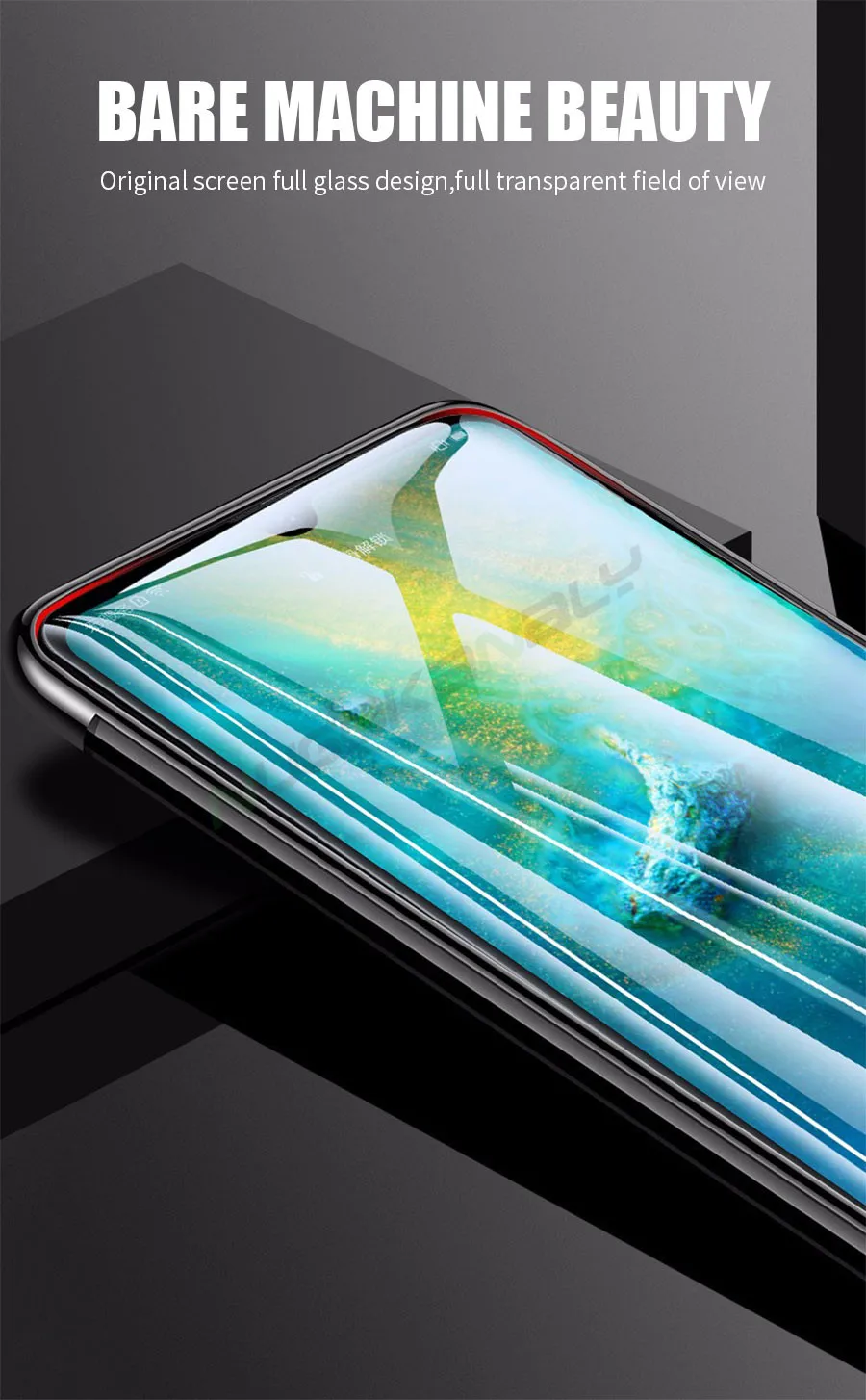 УФ жидкое 3D изогнутое полное клеевое закаленное стекло для HUAWEI P30 P20 Lite Pro защита экрана полное покрытие для mate 20 Lite Pro