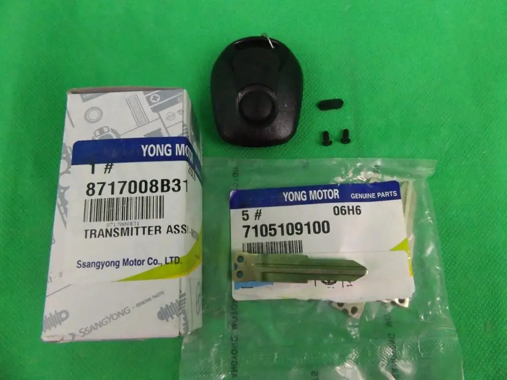 OEM 8717008B31 7105109100 Для Ssangyong Rexton SUV Y220II 2.7L TD все модели передатчика ключ комплект в сборе