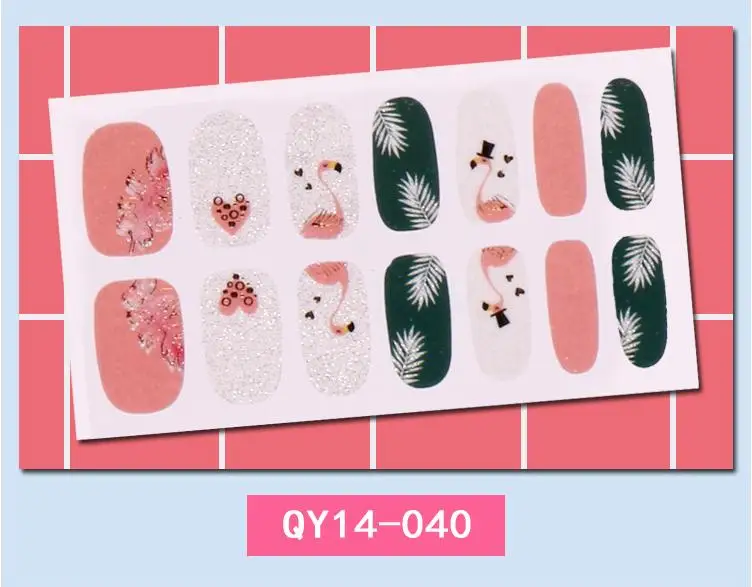 Водяной знак слайдер наклейки для ногтей переводная вода тату Цветок Бабочка