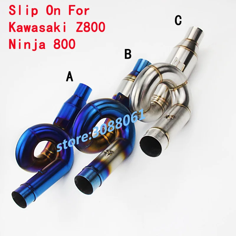 Z800 полная система мотоцикла Модифицированная нержавеющая сталь круглая