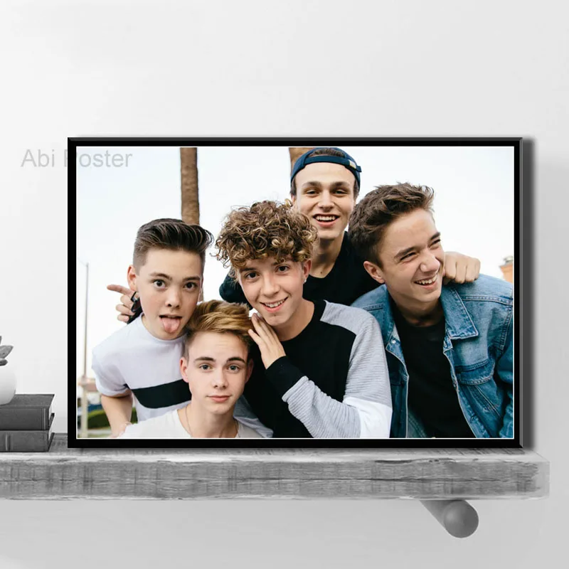 P002 почему мы не Jack Avery Зак Херрон Джона Marais поп-музыки Группа живопись Шелковый Холст плакат стены домашний декор, произведение искусства