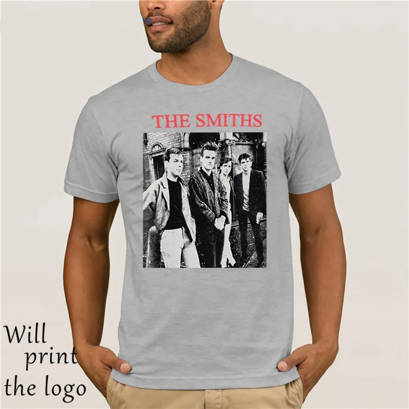 Hot deals summer man Punk Rock T Shirt Smith rock band graphic T-Shirt red logo printed shirt short sleeve t-shirt Tops | Мужская одежда