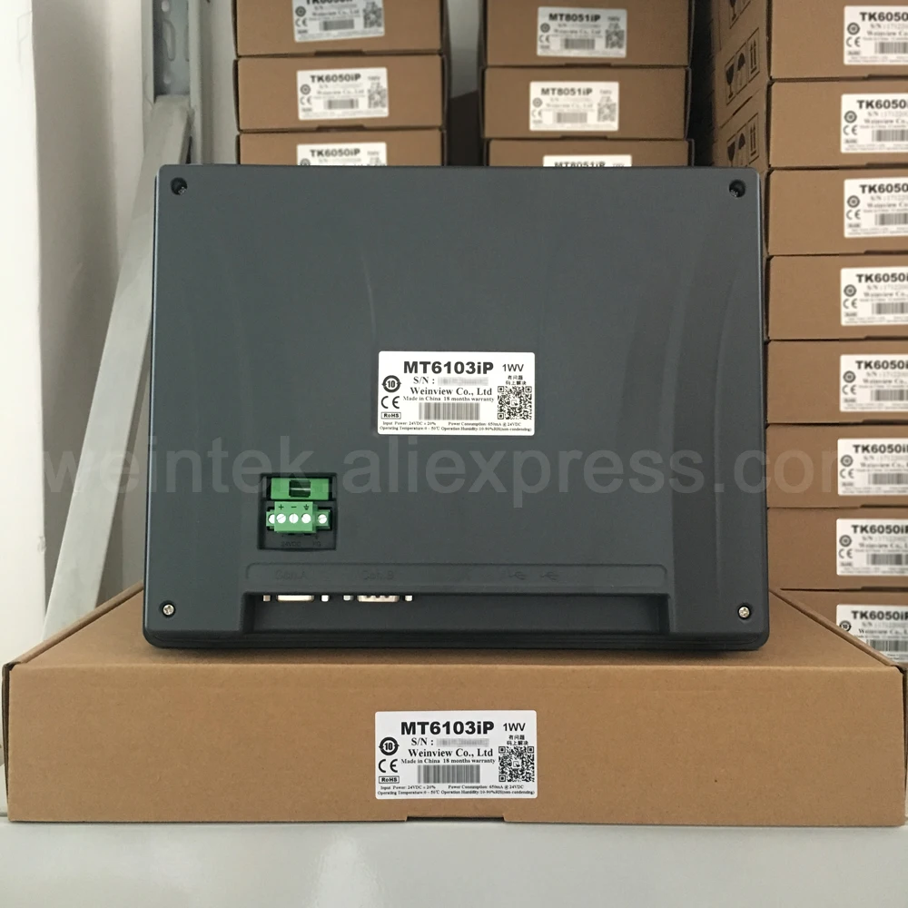 MT6103iP Weintek/человеко машинный интерфейс Weinview дюймов 10 1 Touch панель заменить MT6100i