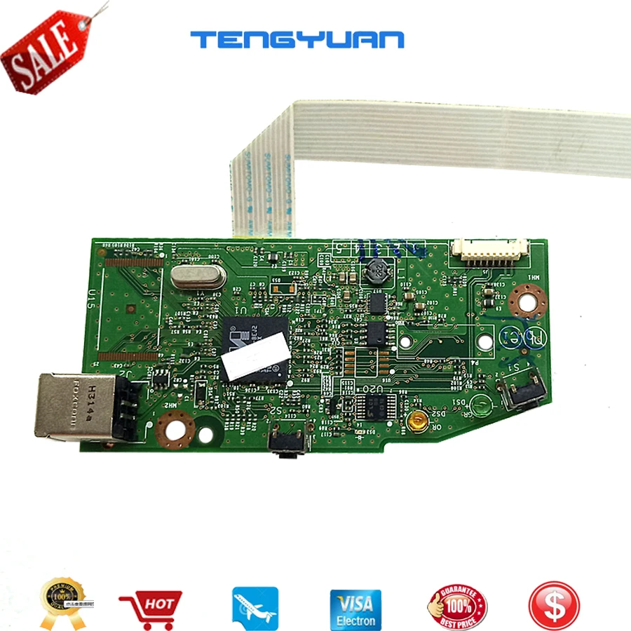 95% лазерный струйный CF427-60001 для hp P1102W P1102W один плоский кабель форматор платы принтер части в продаже