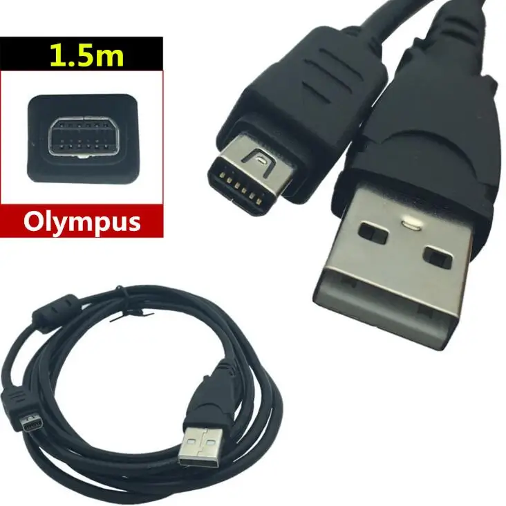 

LBSC Applicable to Olympus digital camera USB data cable CB-USB5/CB-USB6 12P USB 12 pin