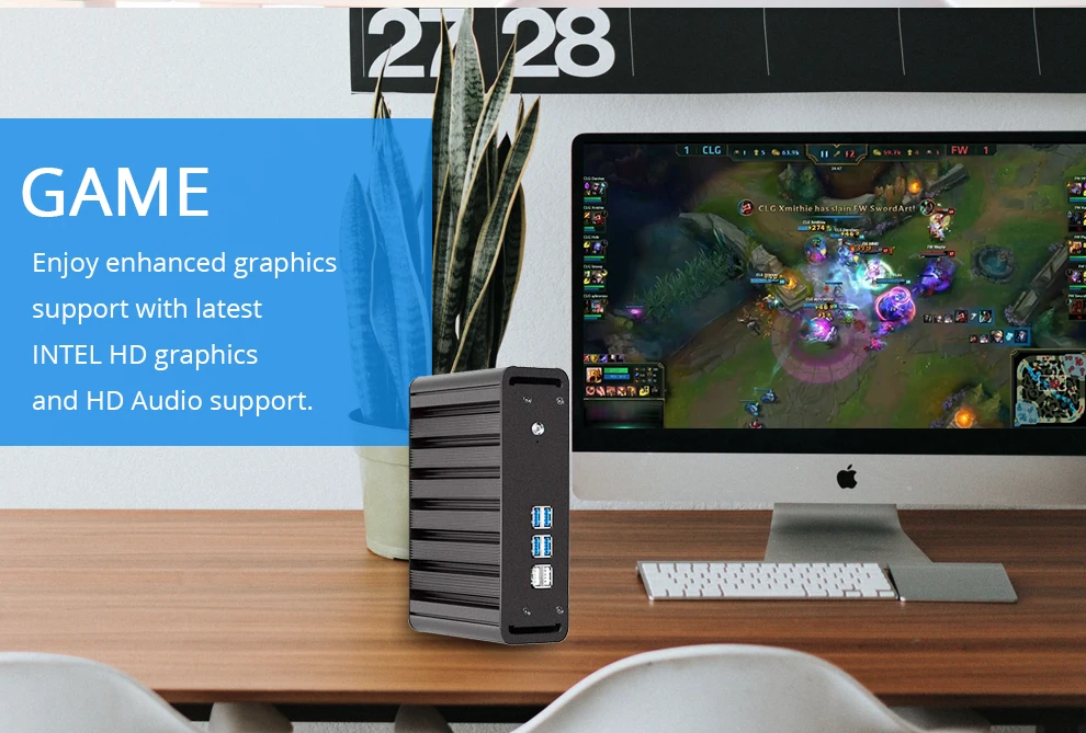 ПК компьютер Core i3 5005U i5 5200U i7 5500U Мини ПК DDR3 ram wifi HDMI USB3.0 HD graphics 5500 Windows 10 Настольный компьютер minipc