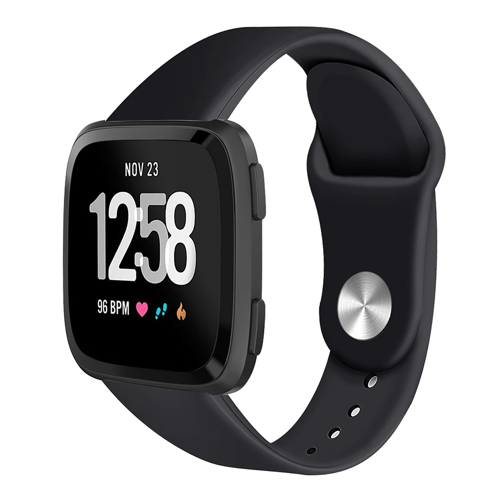 Цветной силиконовый ремешок для Fitbit Versa, ремешок для фитнес-трекера, Смарт-часы для Fitbit Versa, аксессуары для умных часов