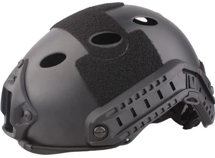 Fast Helmet Black Многофункциональная тактическая маска из железной сетки с быстрым шлемом и тактическими очками для страйкбола, охоты, мотоцикла, спорта - Цвет: Fast Helmet Black
