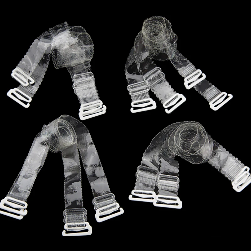 1 пара прозрачных бюстгальтеров Женские аксессуары бюстгальтер на бретельках