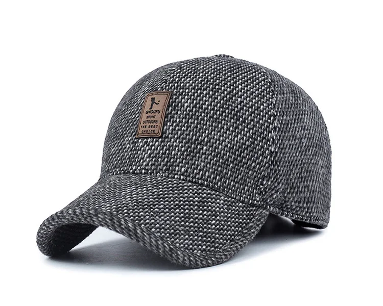 AETRUE, Мужская бейсболка, брендовая, Bone homme, ушанки, для папы, шапки для мужчин, Gorras Casquette, Chapeau, утолщенная теплая зимняя шапка